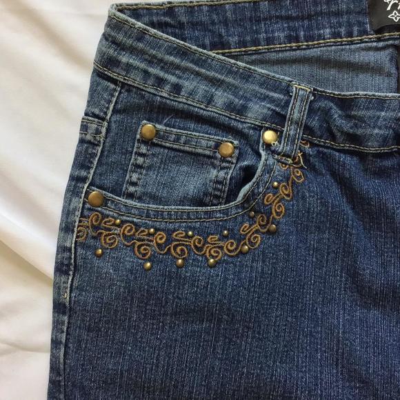 🔴𝗕𝗢𝗚𝗢🔴french twist size 6 womens jeans - Picture 2 of 13